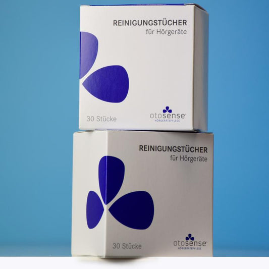 otosense Reinigungstücher-Box (30 Tücher, einzeln verpackt)