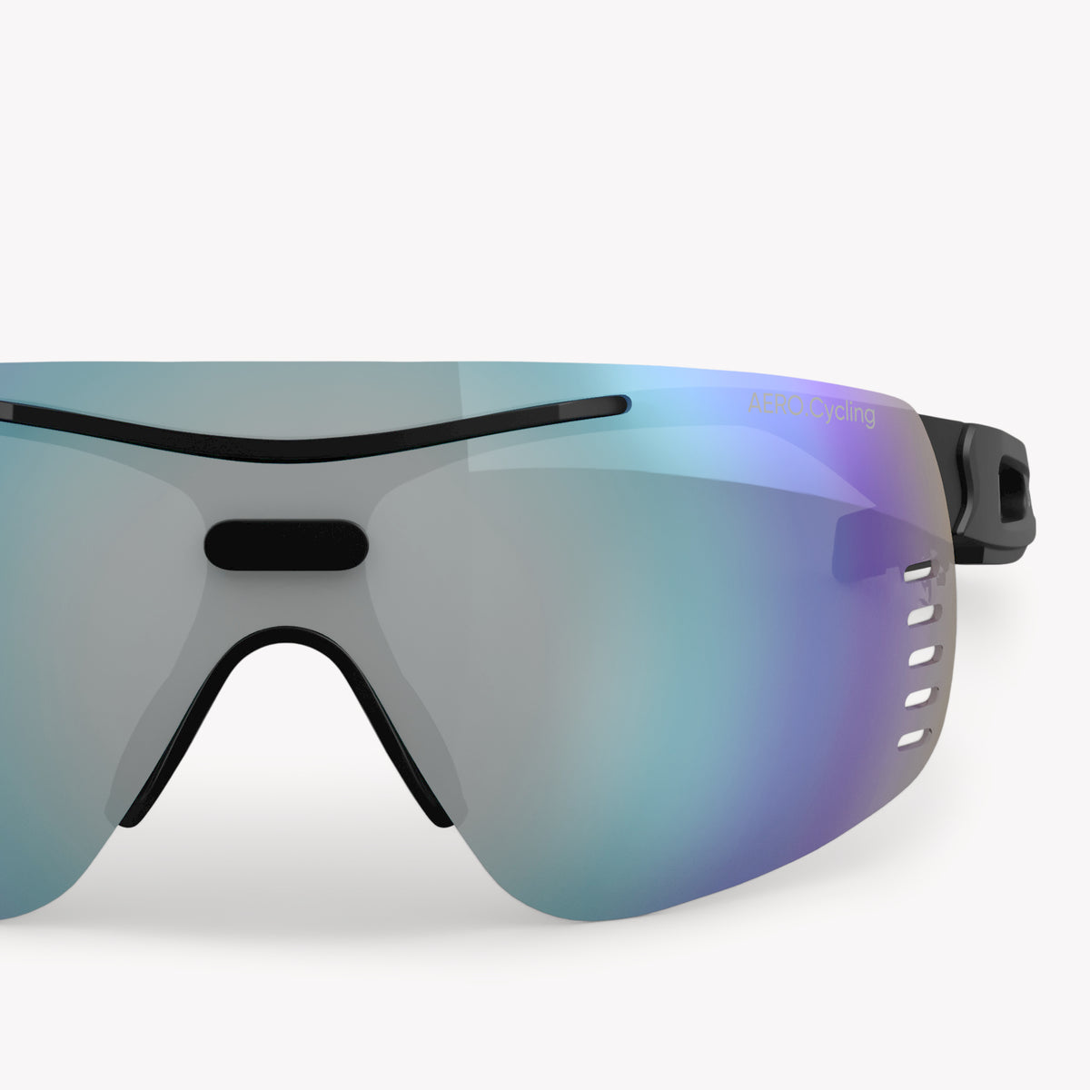 AERO.Cycling Blackberry Mirror Black Matt Detail