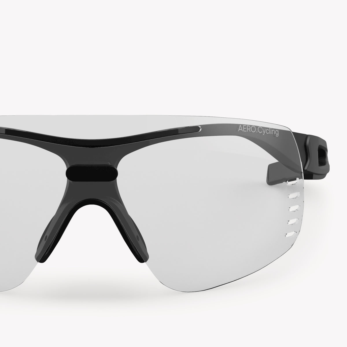 AERO.Cycling Clear Pure Black Matt Detail