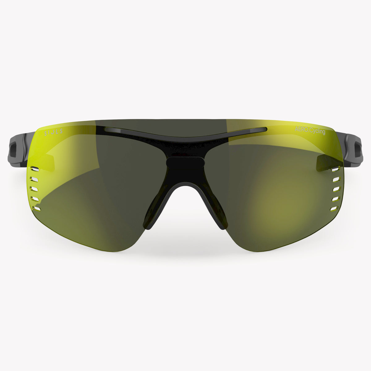 AERO.Cycling Gold Mirror Dark Stone Frontansicht