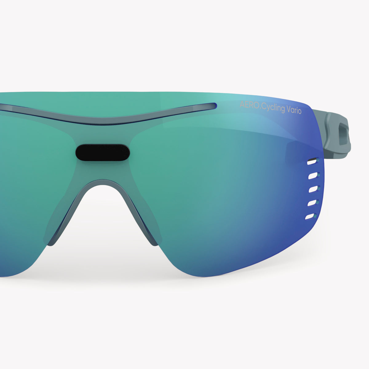 AERO.Cycling Vario Clear Blue Mirror Aqua dunkel Detail