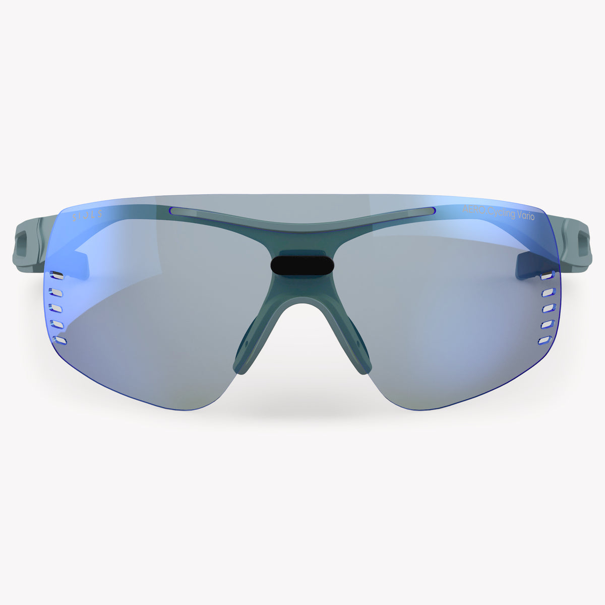 AERO.Cycling Vario Clear Blue Mirror Aqua hell Frontansicht
