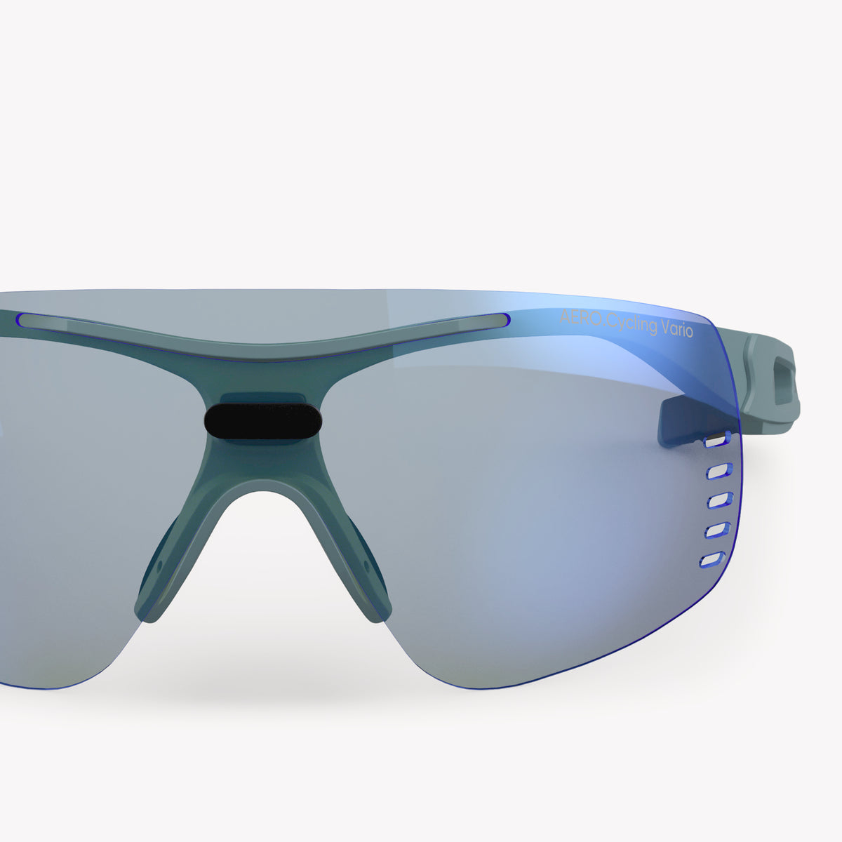 AERO.Cycling Vario Clear Blue Mirror Aqua hell Detail