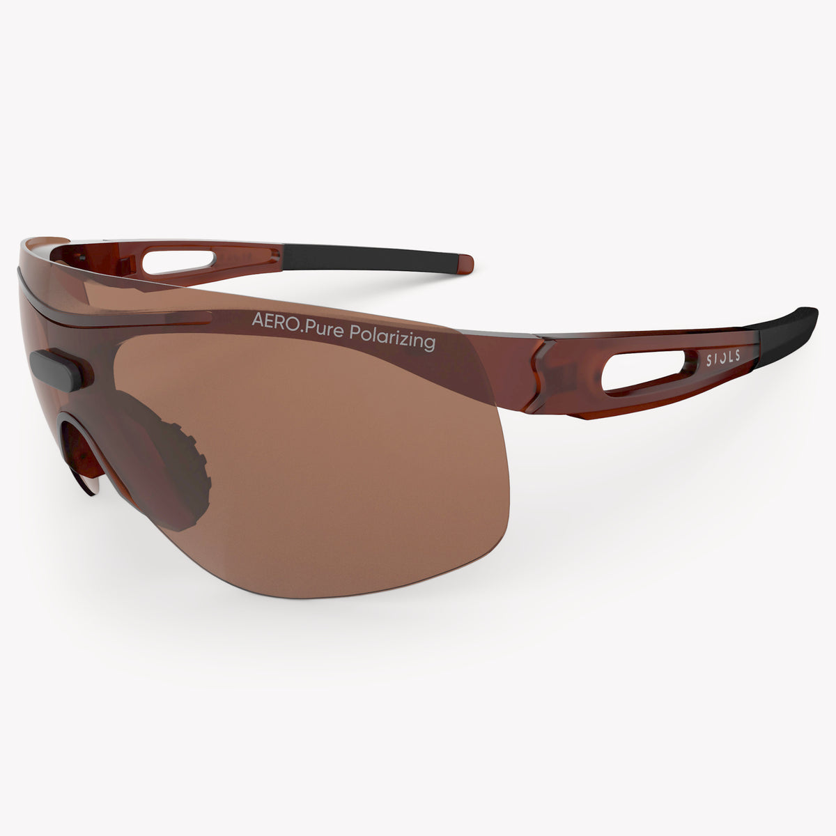 AERO.Pure Brown Polarized Marron Matt 3/4 Ansicht