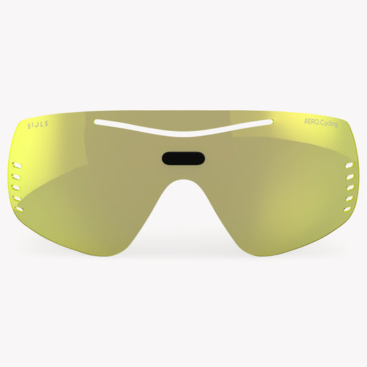 Aero.Cycling Shield Gold Frontansicht