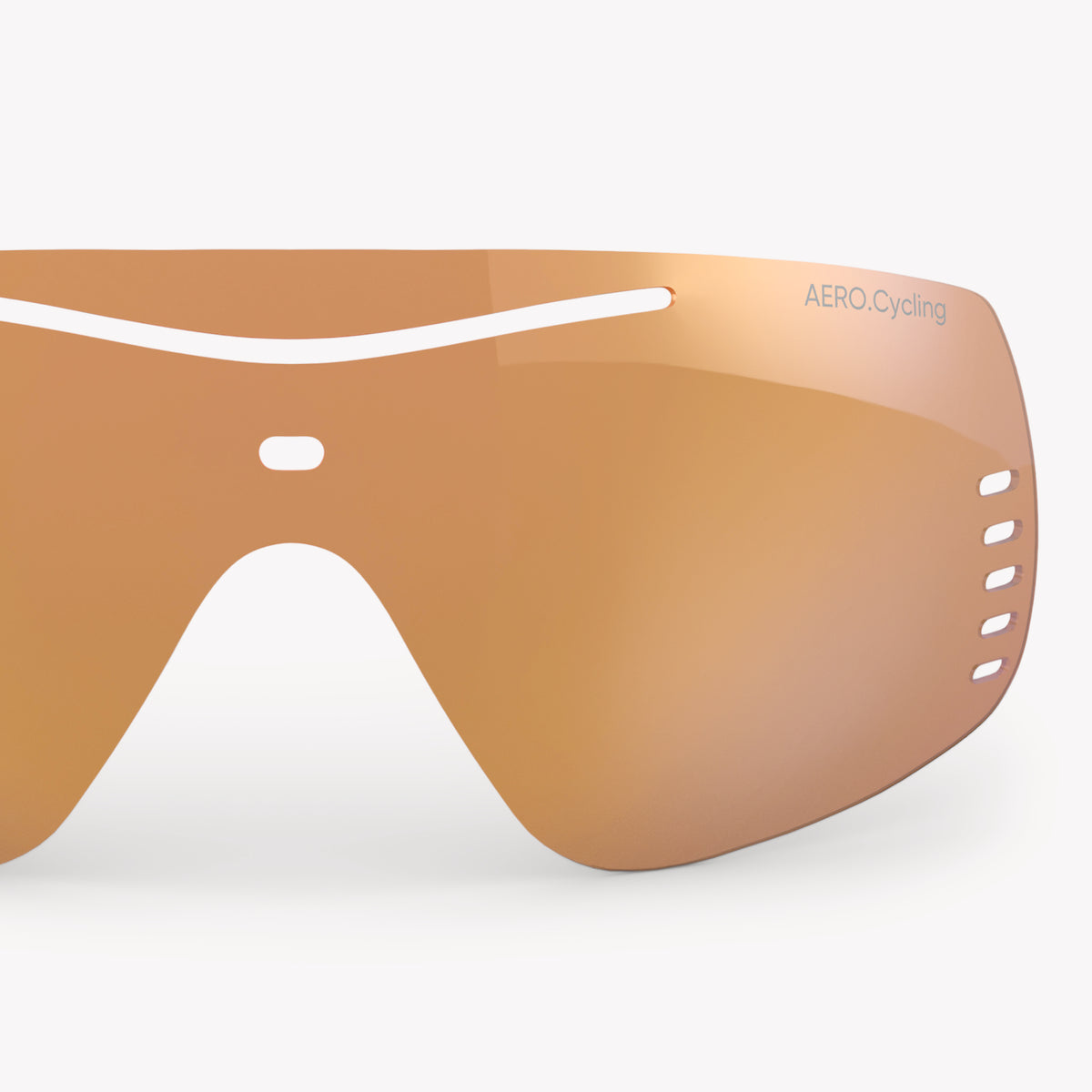 Aero.Cycling Shield Peach Detail