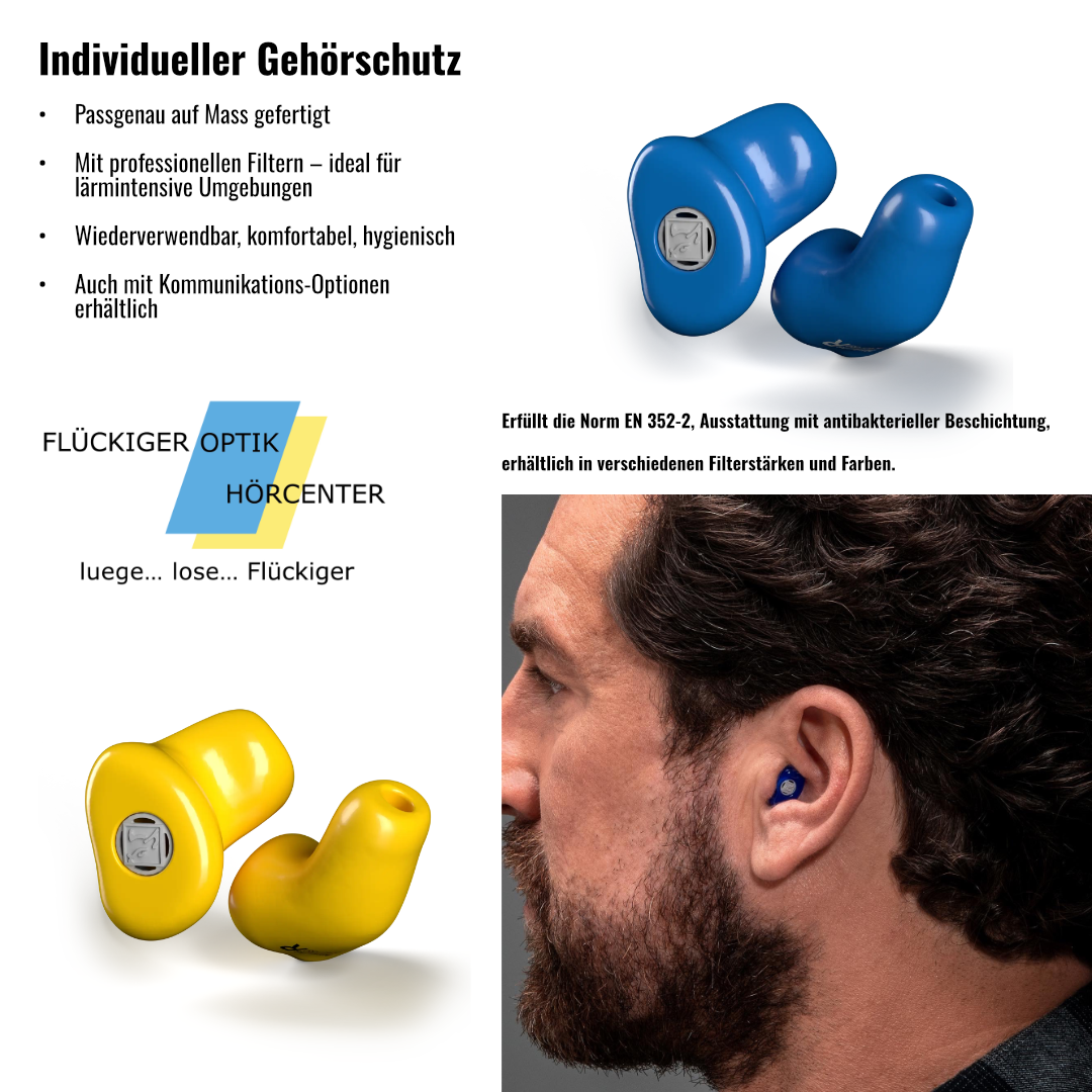 Angepasster Gehörschutz