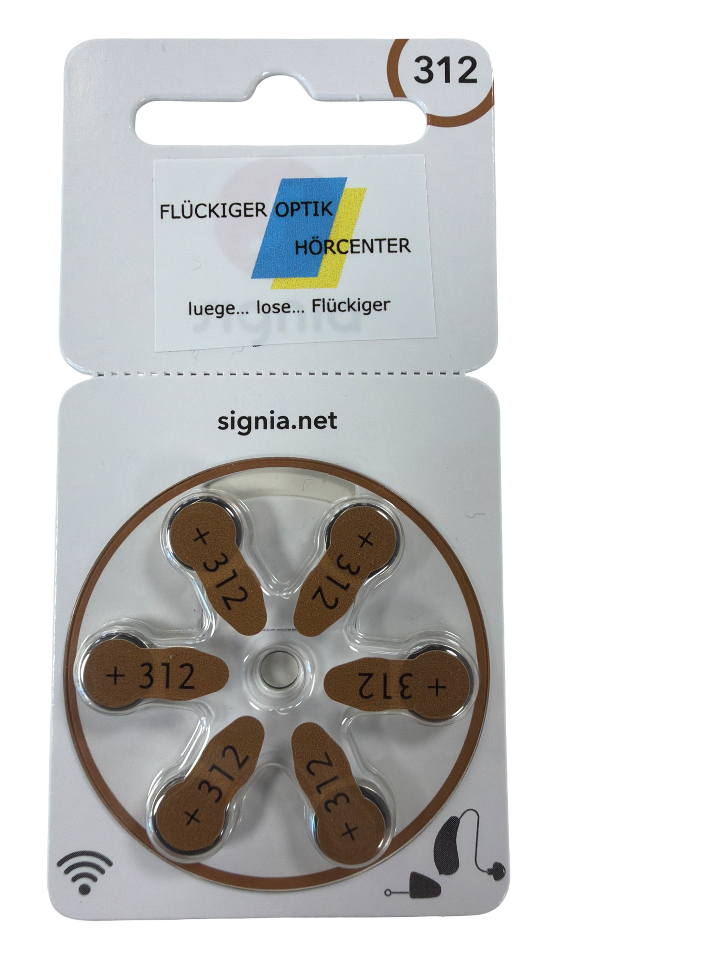 Hörgeräte Batterien für Grösse 10 / 213 / 13 / 675