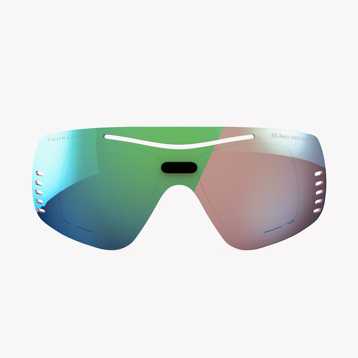 RX.Aero Shield Blue-Green Mirror Frontansicht