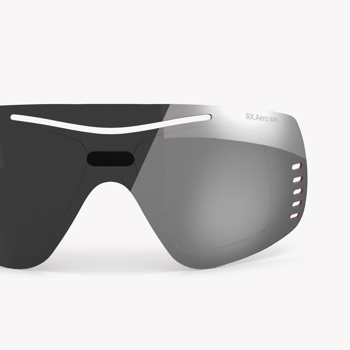 RX.Aero Shield Polarizing Grey Detail