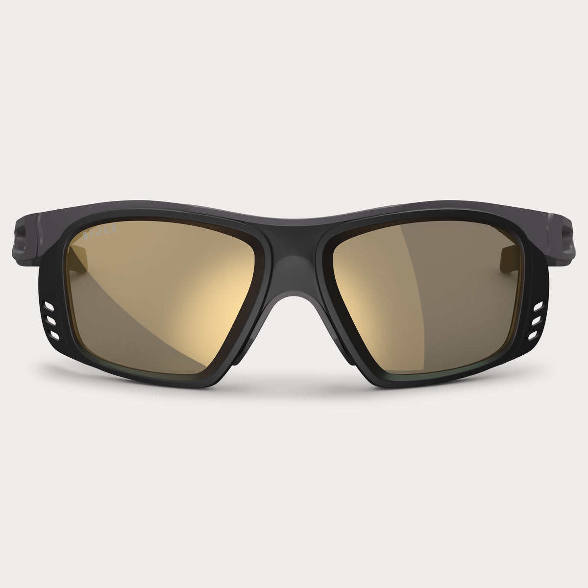 PFR.Frame PRO Dark Stone Gold Glacier Frontansicht