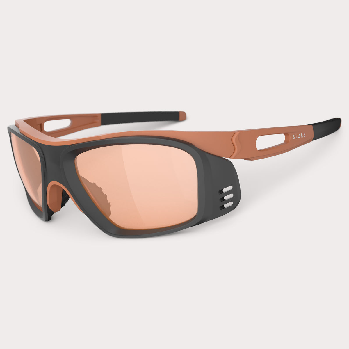 PFR.Frame PRO Sand Red Orange Mirror 3/4 Ansicht