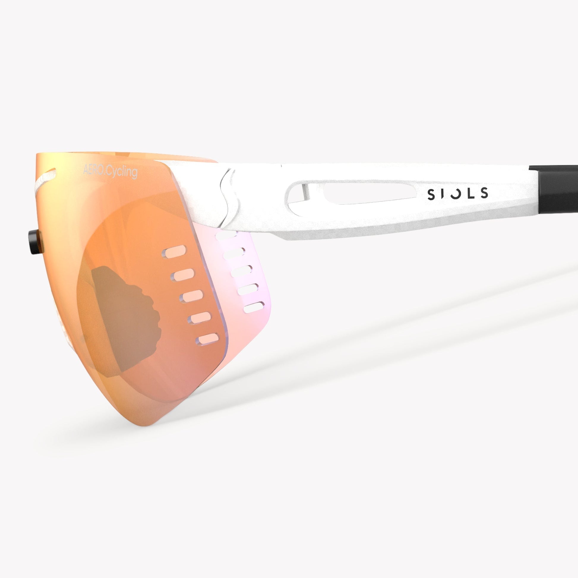 SIOLS AERO.Cycling System Sportbrille – aerodynamische Fahrradbrille mit Sehstärke mit Wechselgläsern, 100 % UV-Schutz und Windschutz für optimale Sicht beim Radsport.