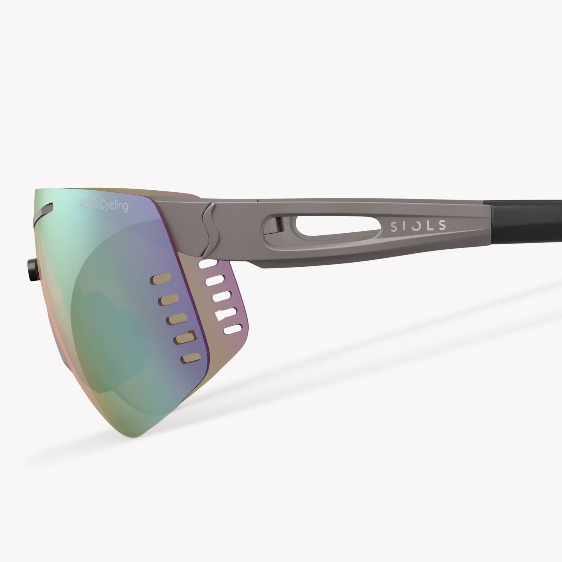 SIOLS AERO.Cycling System Sportbrille – aerodynamische Fahrradbrille mit Sehstärke mit Wechselgläsern, 100 % UV-Schutz und Windschutz für optimale Sicht beim Radsport.
