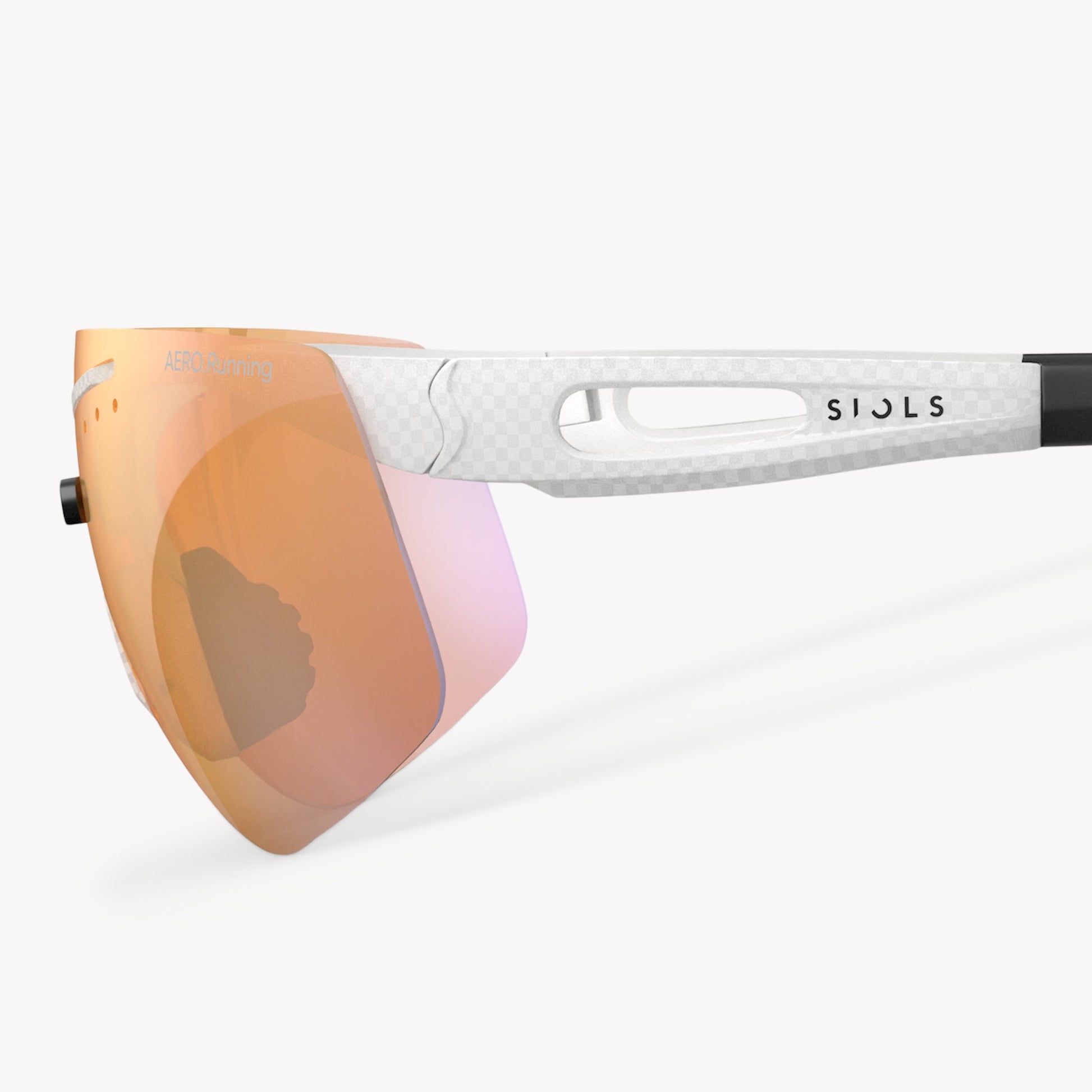 SIOLS AERO.Running System Sportbrille – ultraleichte Laufbrille mit Sehtstärke mit intelligentem, aerodynamischem Design, 100 % UV-Schutz, Antibeschlag-Belüftung und perfektem Sitz beim Laufen, Wandern, Golf und Tennis.