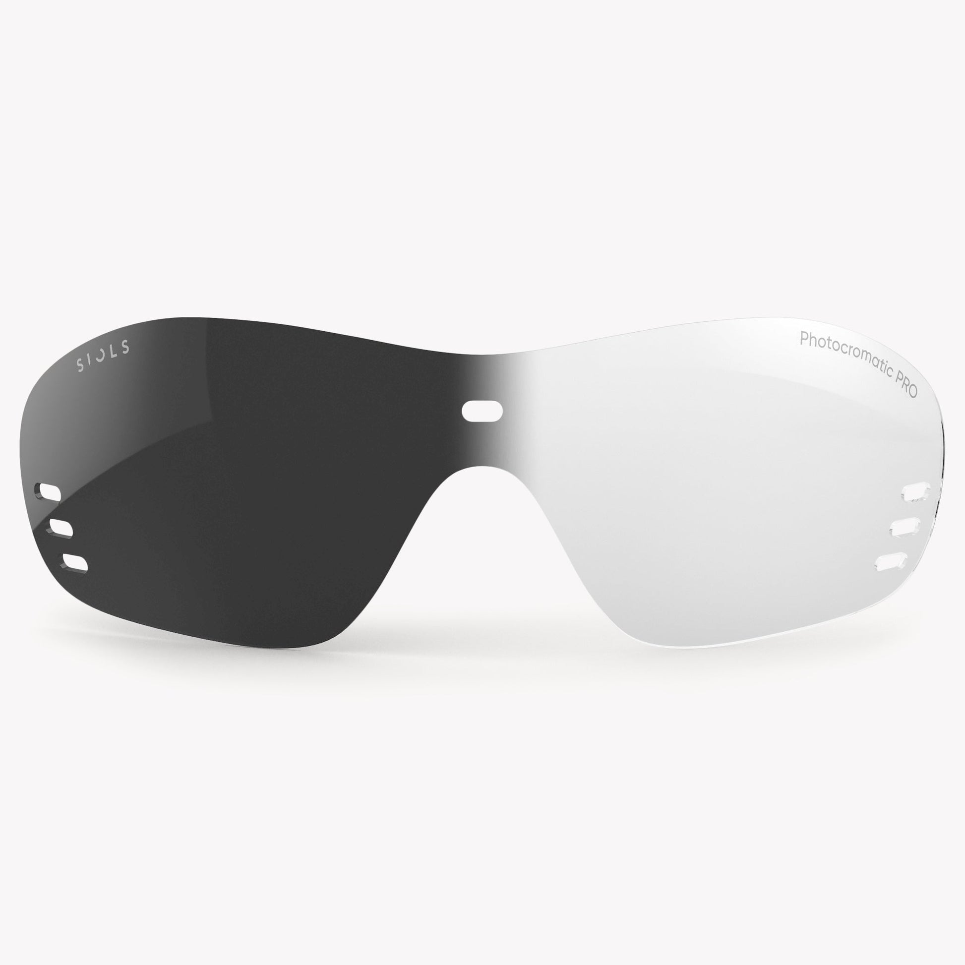 SIOLS VSN.Biking System Wechselgläser – Ersatzgläser für SIOLS Sportbrillen mit Sehstärke, mit Panoramadesign, 100 % UVA & UVB Schutz, verzerrfreier Sicht und Belüftungskanälen gegen Windverwirbelungen beim Radfahren.